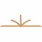 Ekena Millwork Redmond Timber Gable Bracket, Western Red Cedar, 108"W x 45"H x 1 1/2"D x 3 1/2"F, 10/12 Pitch GBW108X45X0204RED00SWR - alternate 3